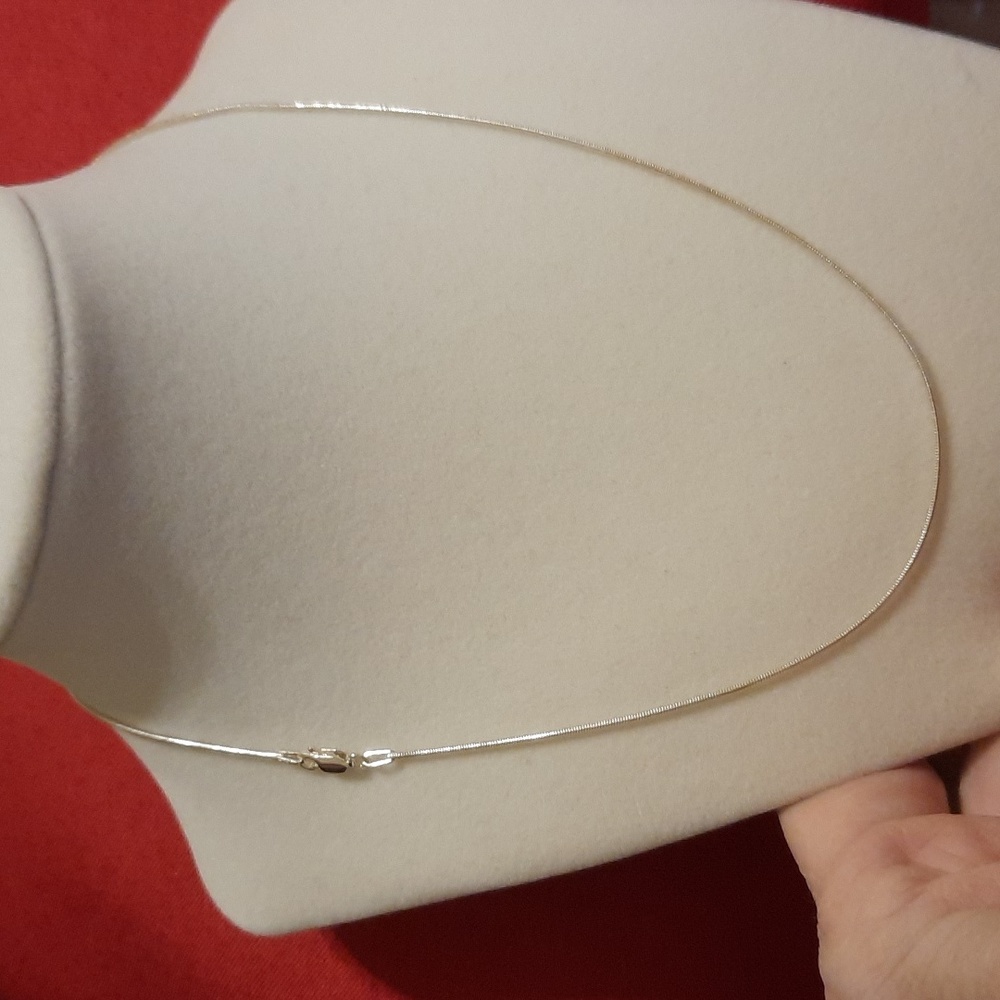SNAKE CHAIN new.  sterling silver snake Italian 18